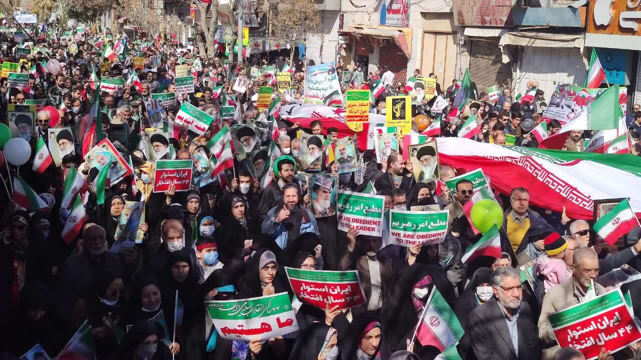 حضور با شکوه مردم استان فارس در جشن 44 سالگی انقلاب