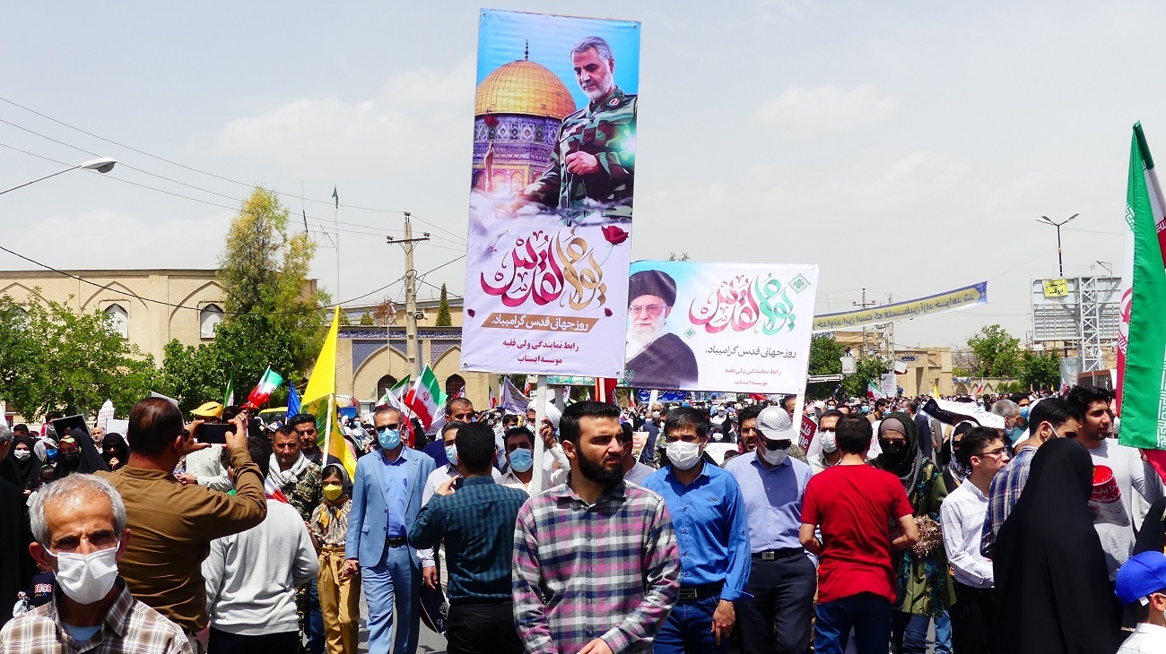 راهپیمایی باشکوه مردم شیراز در روز قدس