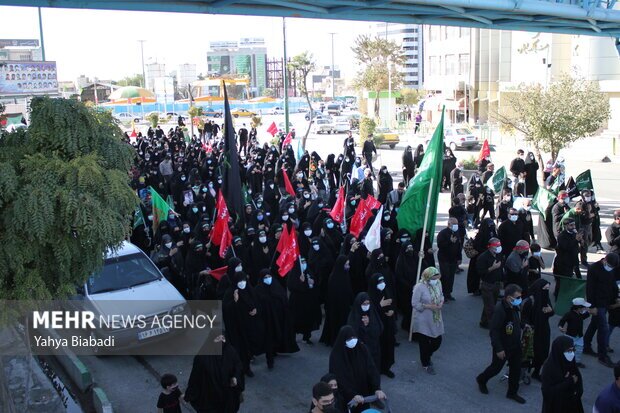 راهپیمایی به تو از دور سلام در کرمانشاه برگزار می‌شود