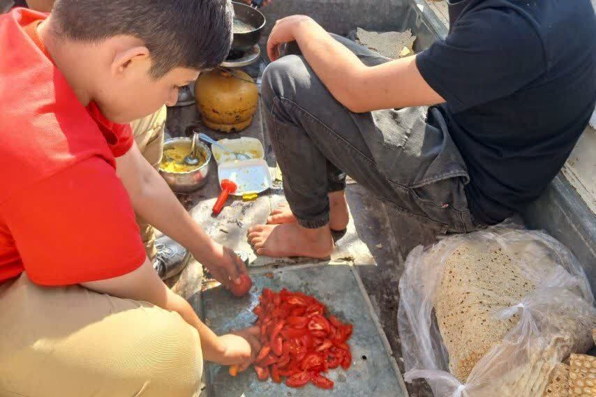 برگزاری اردوی یک روزه بچه های مسجد چشمه شیرین