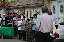 جشن غدیر در کوچه‌پس‌کوچه‌ها و محله‌های قم