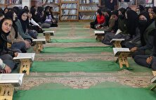 برگزاری محفل قرآنی در  دبیرستان دخترانه حضرت سمیه یاسوج