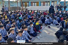 حضور مبلغین در مدارس شهرستان یزد در ایام فاطمیه