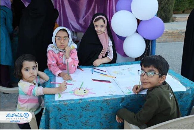بازدید مدیرکل تبلیغات اسلامی استان از موکب دختران حاج قاسم به مناسبت روز دختر