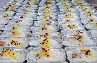 توزیع ۱۱۰ هزار پرس غذا در طرح نذری «یک شهر مهمان علی» در فریدن