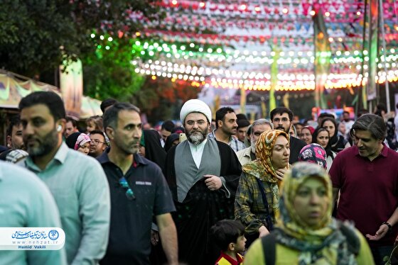 بازدید میدانی رئیس سازمان تبلیغات اسلامی از مهمونی ده کیلومتری غدیر