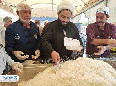 اطعام بزرگداشت غدیر به روایت تصویر در مرودشت و شیراز