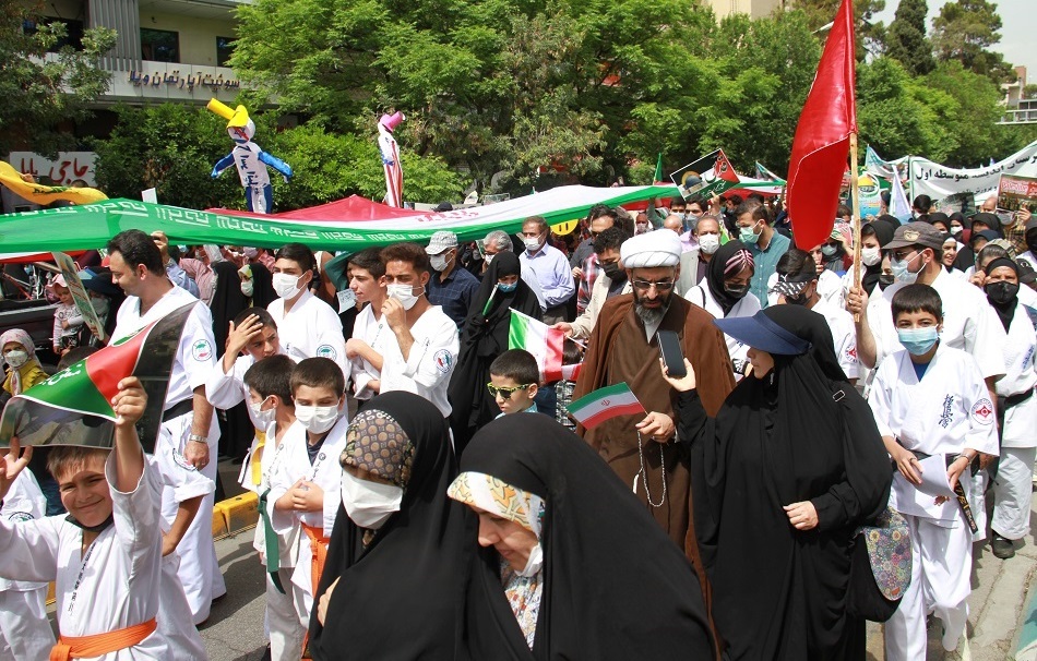 تجلی شاخصه «أَشِدَّاءُ عَلَى الْکُفَّارِ» مسلمانان در روز جهانی قدس