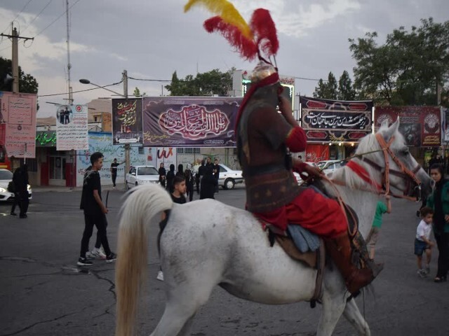 برگزاری آئین تعزیه‌خوانی در بیجار