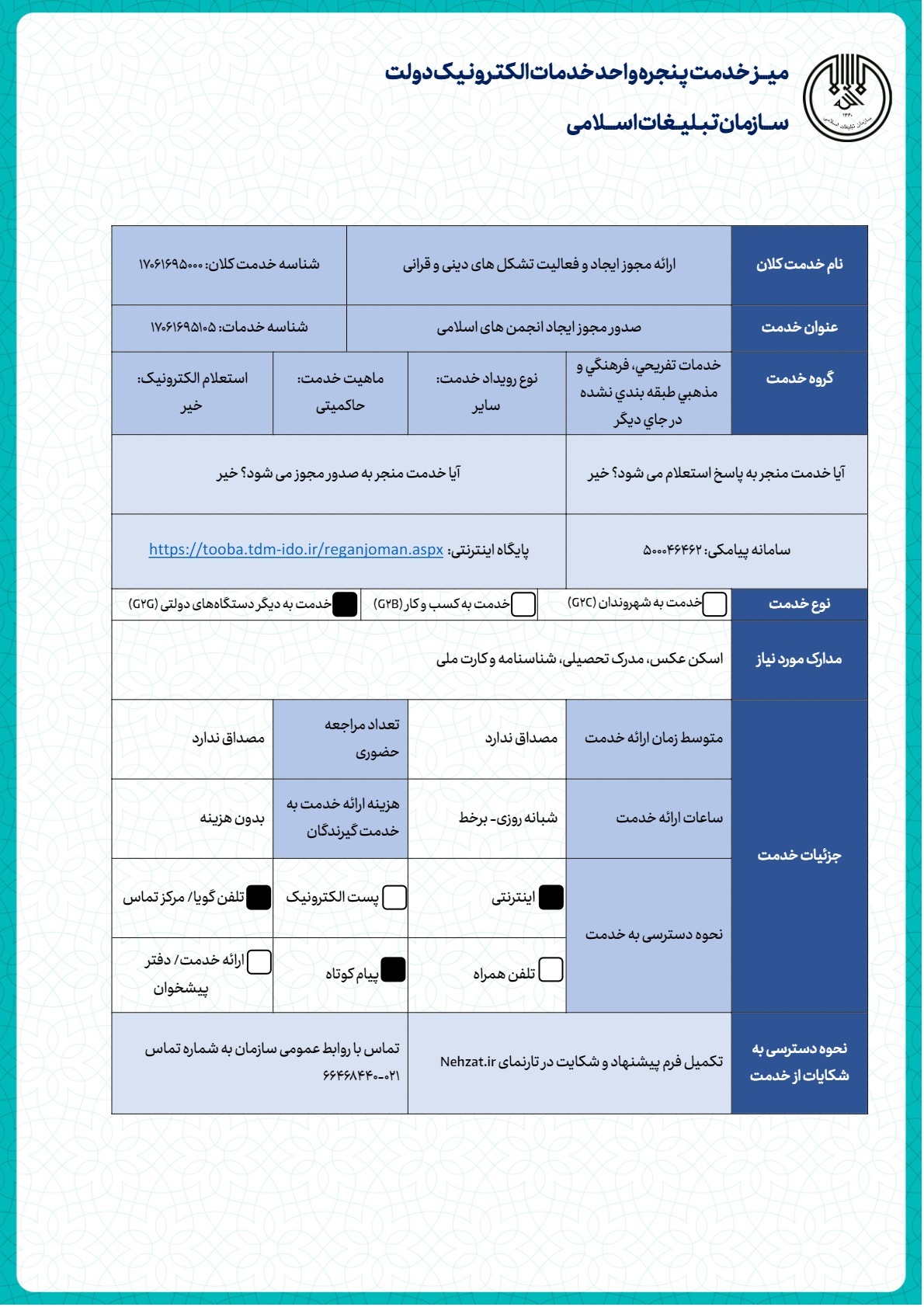 صدور مجوز ایجاد انجمن‌های اسلامی