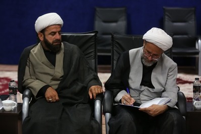 دیدار مدیران تبلیغات اسلامی قم با آیت‌الله اعرافی