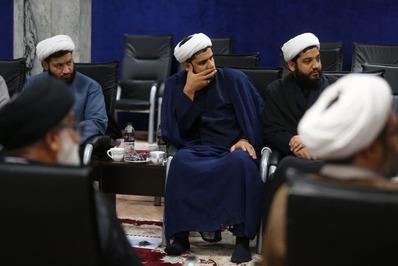 دیدار مدیران تبلیغات اسلامی قم با آیت‌الله اعرافی