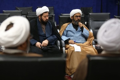دیدار مدیران تبلیغات اسلامی قم با آیت‌الله اعرافی