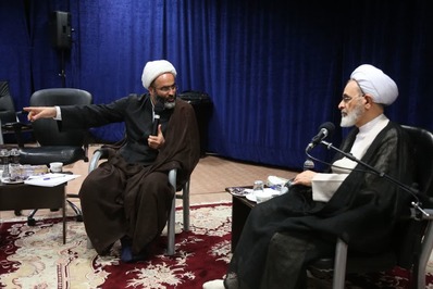 دیدار مدیران تبلیغات اسلامی قم با آیت‌الله اعرافی