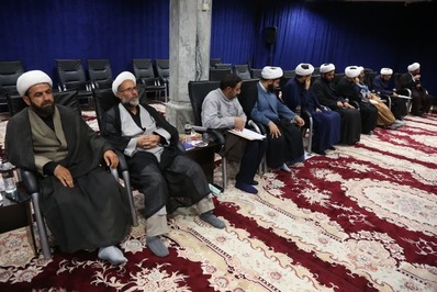 دیدار مدیران تبلیغات اسلامی قم با آیت‌الله اعرافی