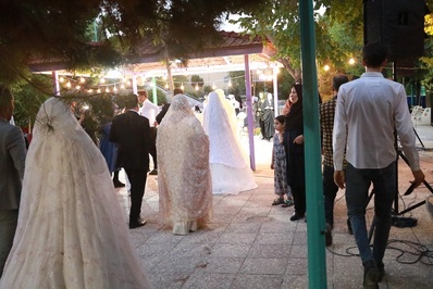 جشن ازدواج ۱۱۰ زوج جوان برگزار شد