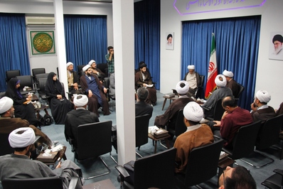 دیدار کارکنان اداره کل تبلیغات اسلامی استان با امام جمعه قزوین