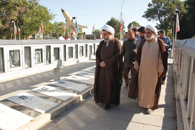 تجدید میثاق کارکنان تبلیغات اسلامی قزوین با آرمان‌های شهدا
