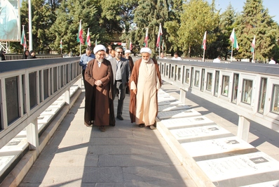 تجدید میثاق کارکنان تبلیغات اسلامی قزوین با آرمان‌های شهدا