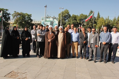 تجدید میثاق کارکنان تبلیغات اسلامی قزوین با آرمان‌های شهدا