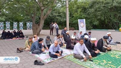 تجدید میثاق کارکنان تبلیغات اسلامی گلستان با شهدای گمنام نورالشهدای گرگان