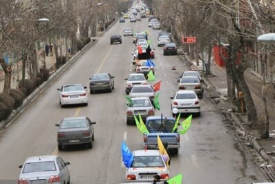 برپایی کاروان خودرویی حیدریون
