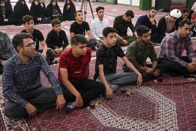 بازدید مدیرکل تبلیغات اسلامی قزوین از فعالیت امام محله مهرگان