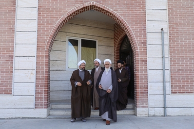بازدید مدیرکل تبلیغات اسلامی قزوین از فعالیت امام محله مهرگان
