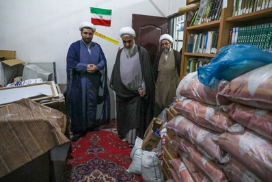 بازدید مدیرکل تبلیغات اسلامی قزوین از فعالیت امام محله منطقۀ راه‌آهن