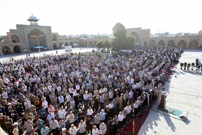نماز عید سعید قربان در قزوین