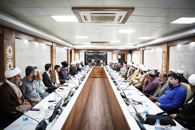 نشست مشترک رؤسای ادارات تبلیغات اسلامی و اوقاف استان خوزستان برگزار شد