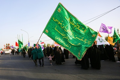 شادپیمایی ۷ کیلومتری در قم
