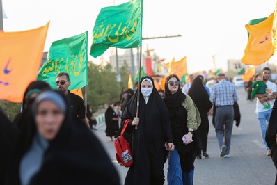 شادپیمایی ۷ کیلومتری در قم