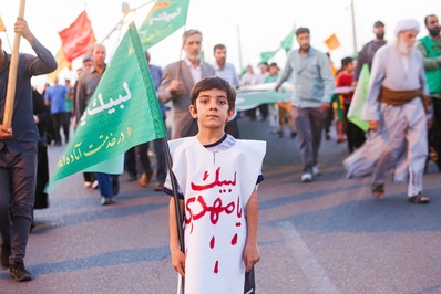 شادپیمایی ۷ کیلومتری در قم