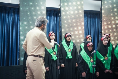 نخستین جشنواره سرود آوای غدیر برگزار شد