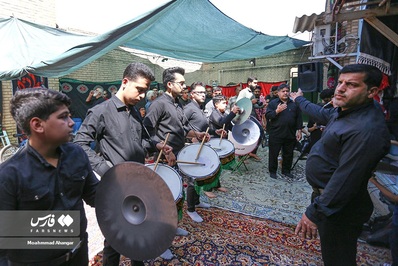 مراسم آئینی لباس مشکی پوشیدن«شوشتر»