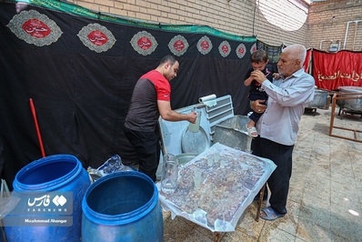 مراسم آئینی لباس مشکی پوشیدن«شوشتر»