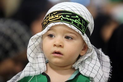 مراسم باشکوه شیرخوارگان حسینی در قم