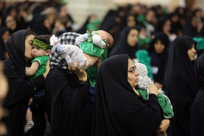 مراسم باشکوه شیرخوارگان حسینی در قم