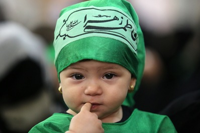 مراسم باشکوه شیرخوارگان حسینی در قم