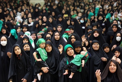 مراسم باشکوه شیرخوارگان حسینی در قم