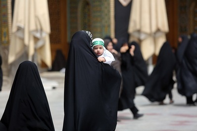 مراسم باشکوه شیرخوارگان حسینی در قم
