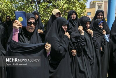 راهپیمایی مردمی محکومیت اهانت به ساحت مقدس قرآن کریم در اهواز