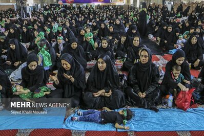 همایش شیرخوارگان حسینی در اهواز برگزار شد