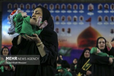 همایش شیرخوارگان حسینی در اهواز برگزار شد