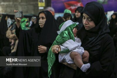 همایش شیرخوارگان حسینی در اهواز برگزار شد
