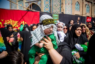 آیین شیرخوارگان حسینی در قزوین