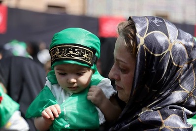 آیین شیرخوارگان حسینی در قزوین