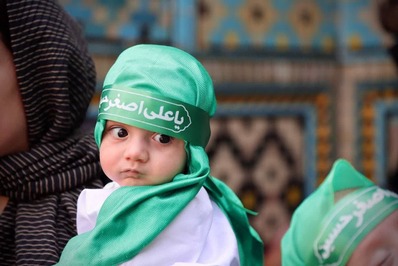 آیین شیرخوارگان حسینی در قزوین