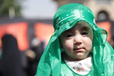 آیین شیرخوارگان حسینی در قزوین